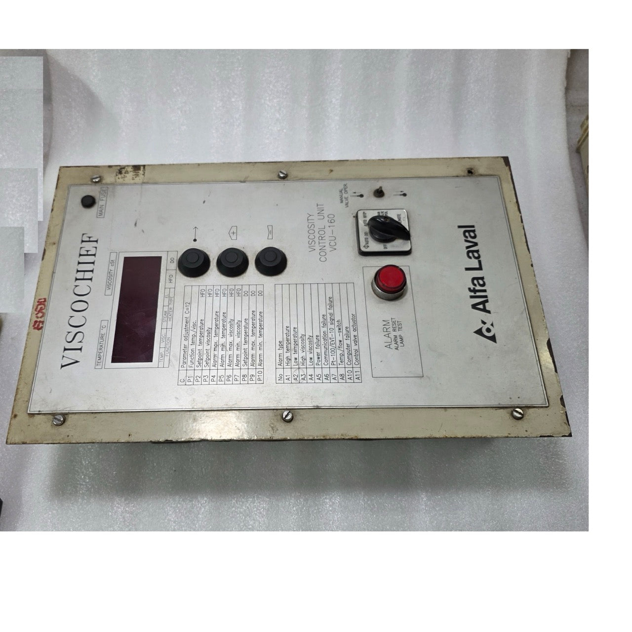 ALFA LAVAL VISCOCHIEF VCU-160 VISCOSITY CONTROL UNIT