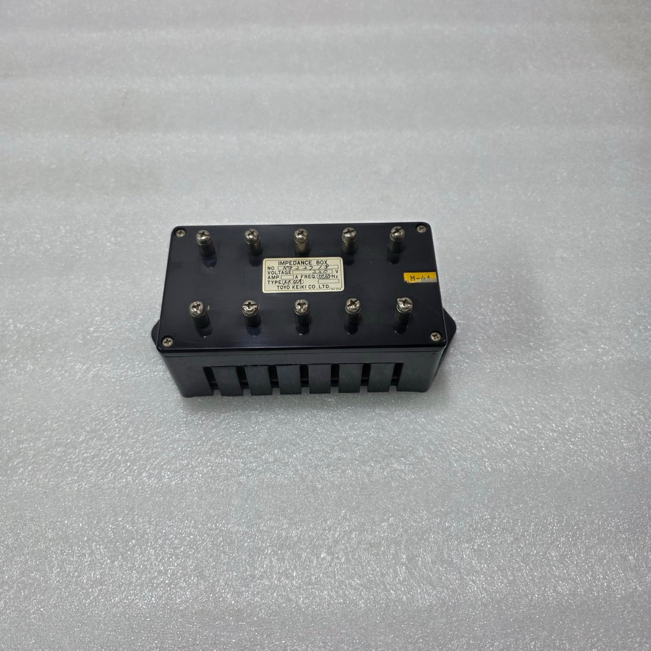 TOYO KEIKI IMPEDANCE BOX TYPE M-4A – 220V 50/60HZ