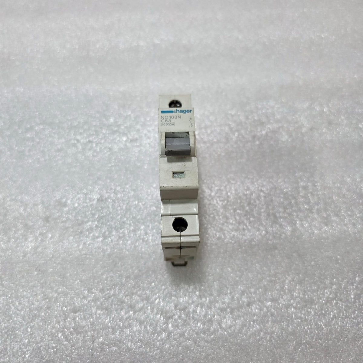 HAGER NC163N 63A 1-POLE TYPE C MCB 230V 10KA DIN RAIL MINIATURE CIRCUIT BREAKER
