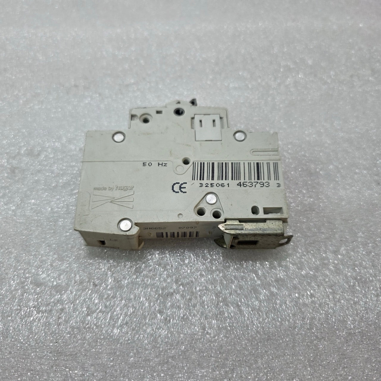 HAGER NC163N 63A 1-POLE TYPE C MCB 230V 10KA DIN RAIL MINIATURE CIRCUIT BREAKER
