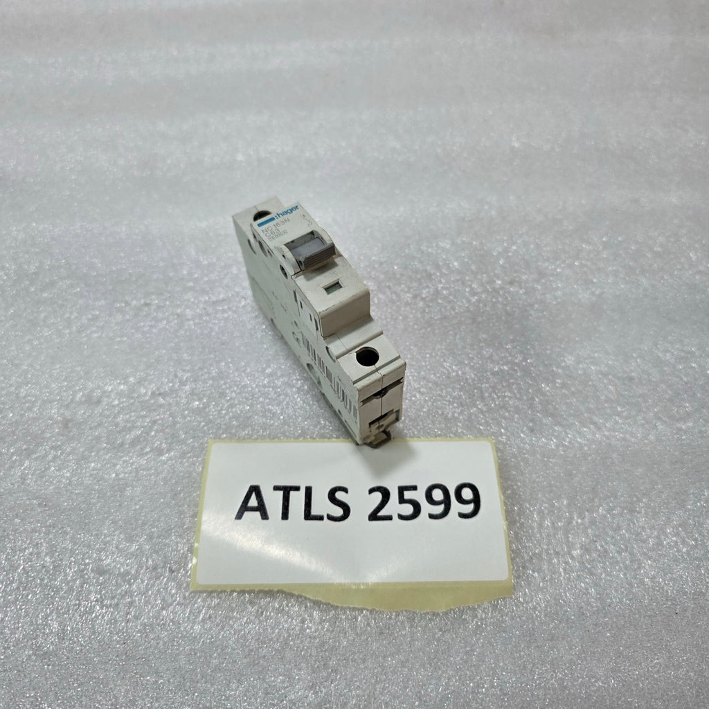 HAGER NC163N 63A 1-POLE TYPE C MCB 230V 10KA DIN RAIL MINIATURE CIRCUIT BREAKER