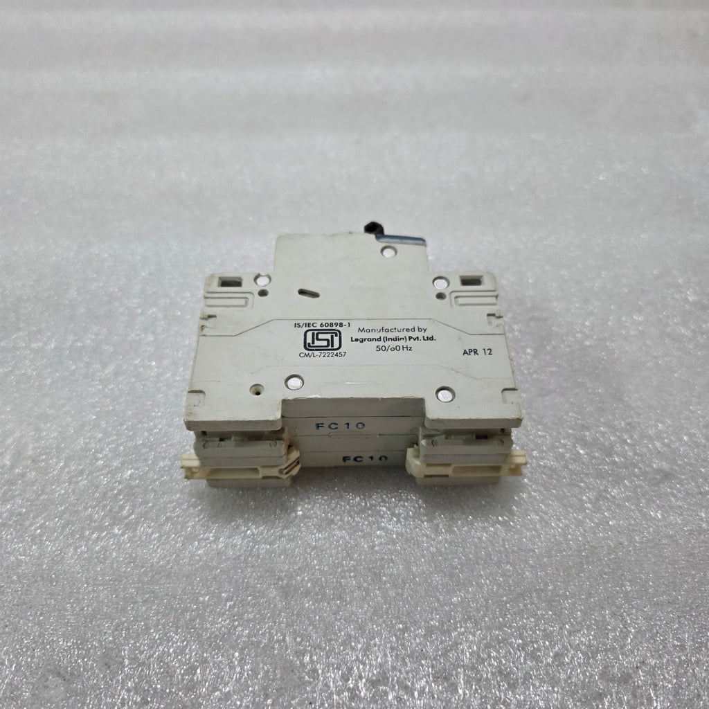 LEGRAND 603267 2P 10A TYPE C 415V 10KA MCB MINIATURE CIRCUIT BREAKER