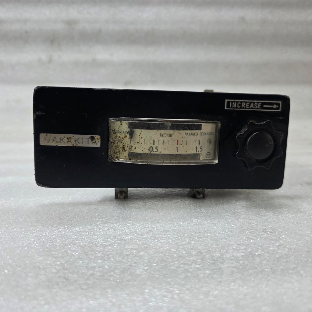 NAKAKITA SEISAKUSHO PNEUMATIC PRESSURE REGULATOR WITH GAUGE 0-1.5 KG/CM²