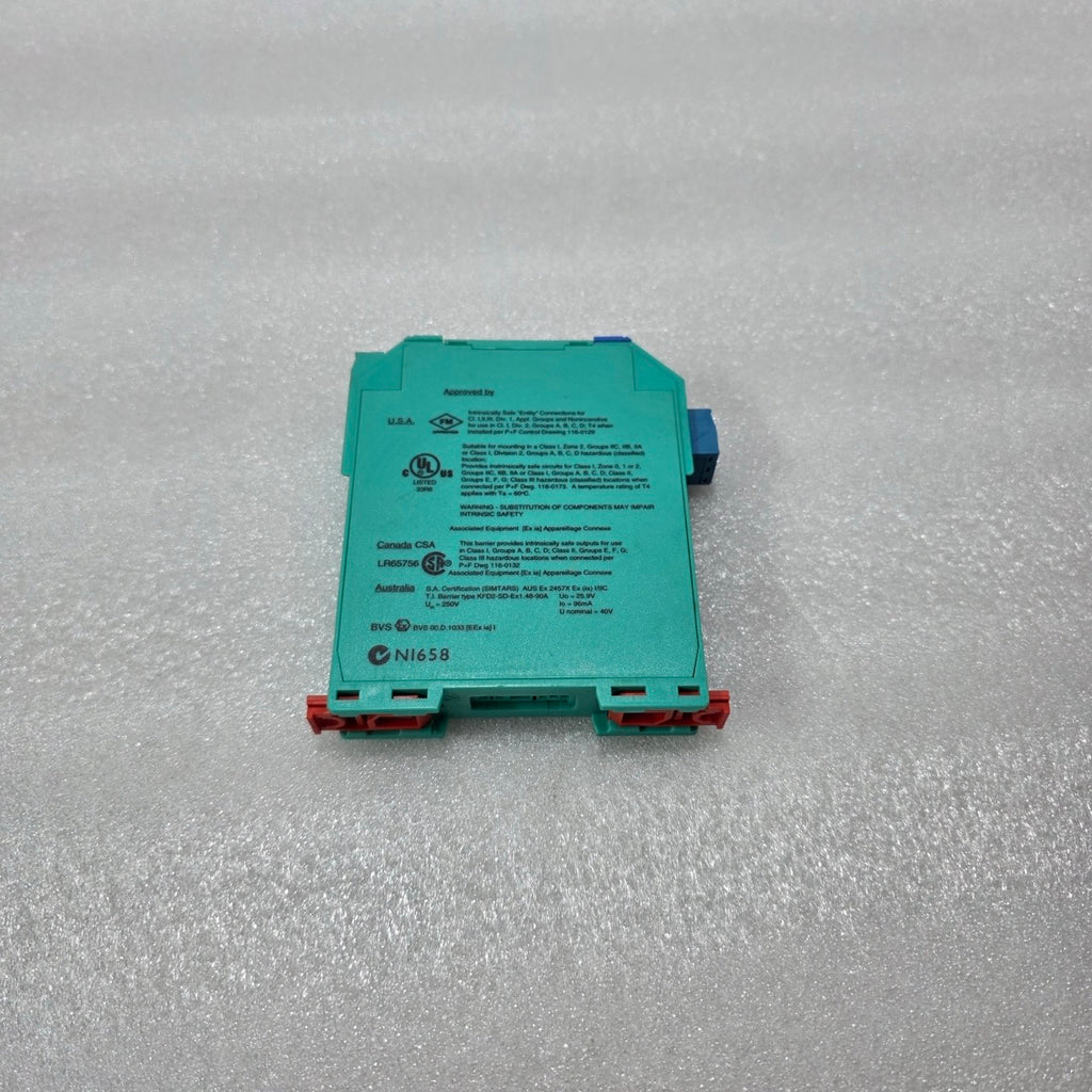 PEPPERL+FUCHS KFD2-SD-EX1.48-90A SOLENOID DRIVER INTRINSIC SAFETY 72046