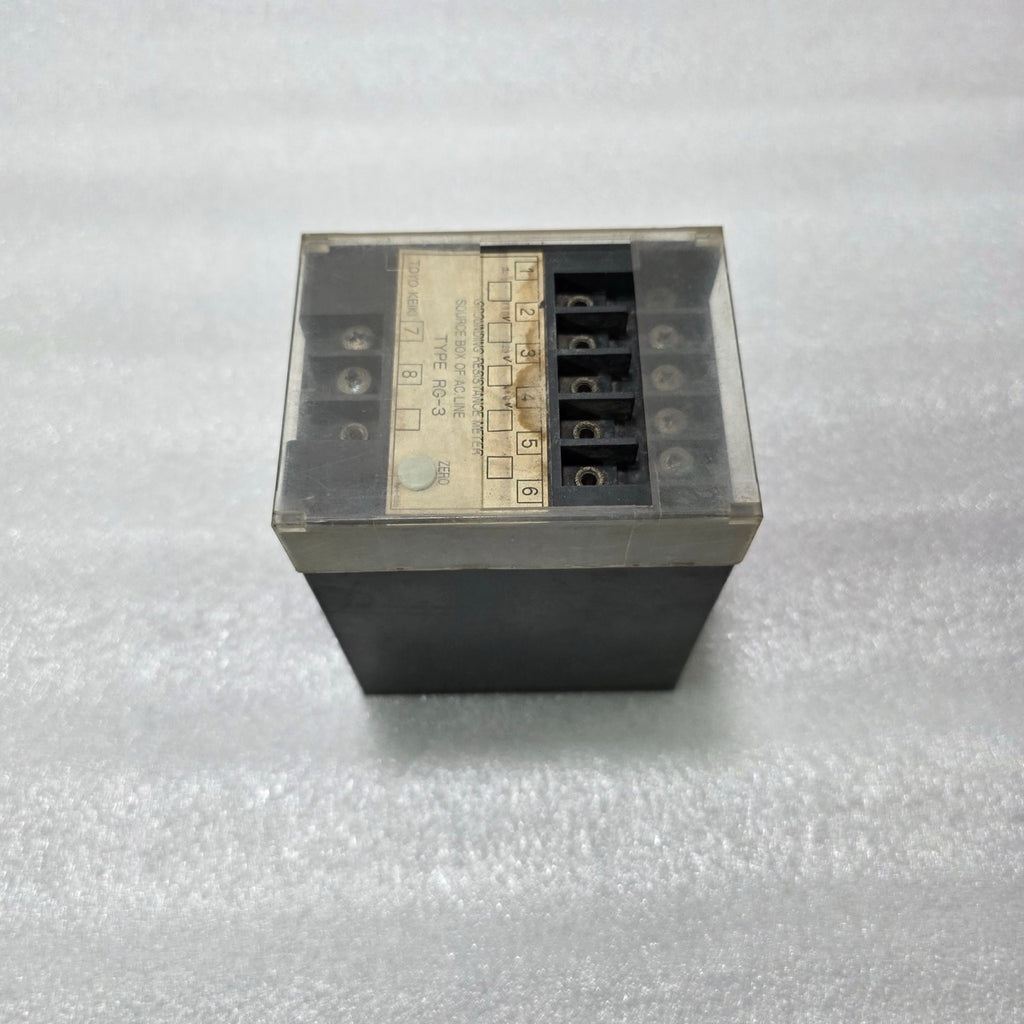 TYPE RG-3 SOURCE BOX AC LINE GROUNDING INSULATION RESISTANCE METER PRE-OWNED