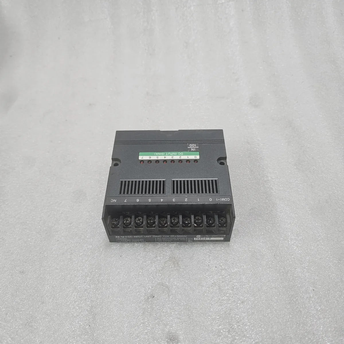 IDEC PFJ-N082U FA-1J 8-DC Input Unit Sink 24VDC 10mA/PT