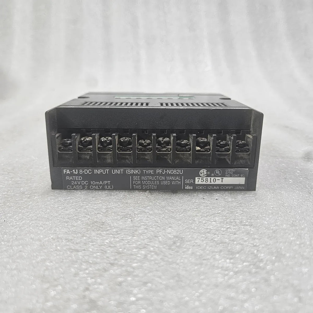 IDEC PFJ-N082U FA-1J 8-DC Input Unit Sink 24VDC 10mA/PT