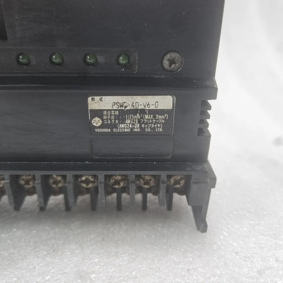 Yoshida Electric PSWD-40-V6-0 I/O Terminal Block Module