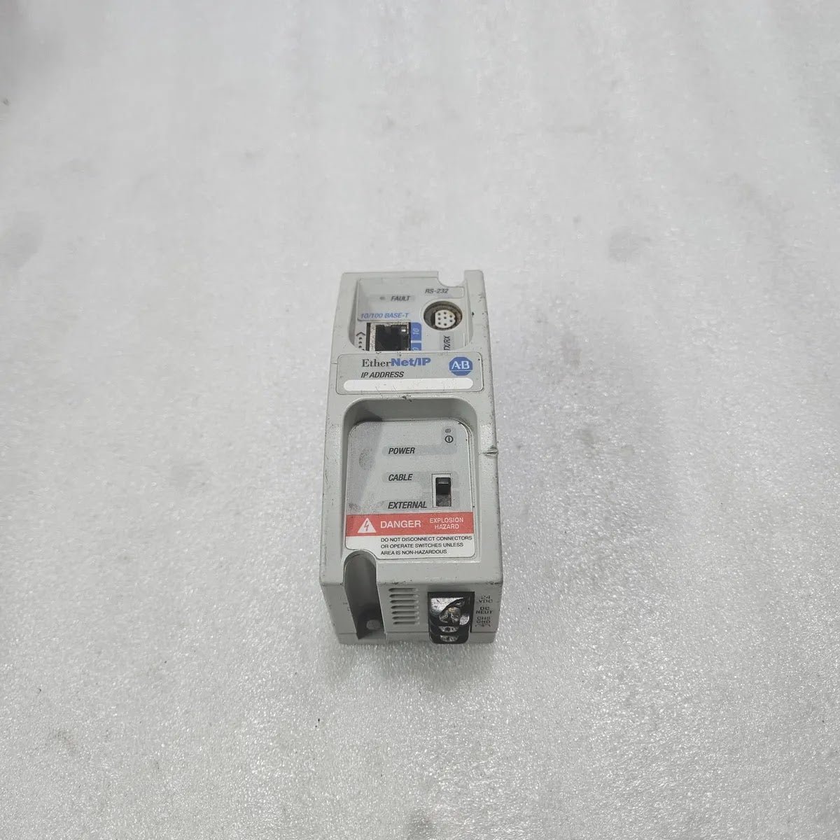 A Bradley 1761-NET-ENI EtherNet/IP Interface Ser C 24VDC