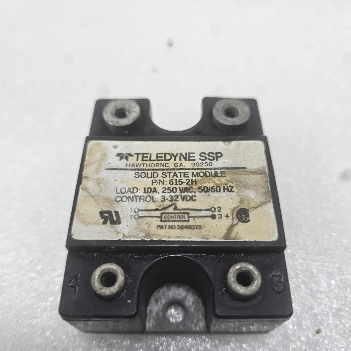 Teledyne SSP 615-2H Solid State Module 10A 250VAC 3-32VDC