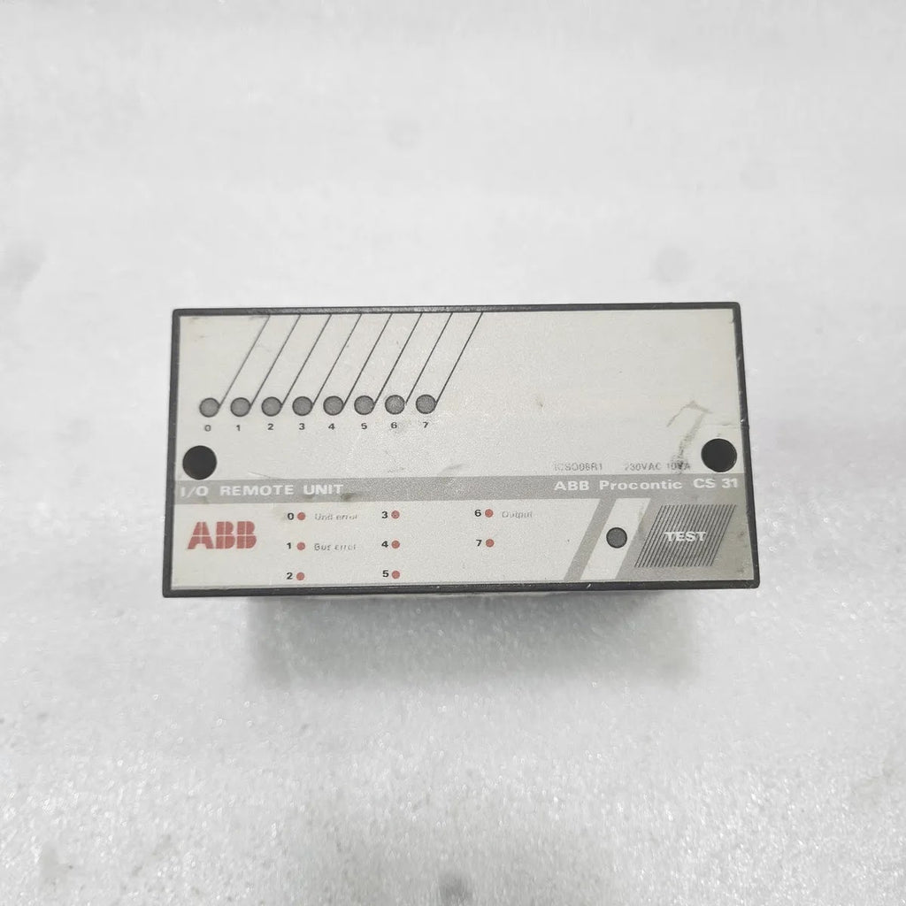ABB ICSO08R1 Procontic CS 31 I/O Remote Unit 230VAC 10VA