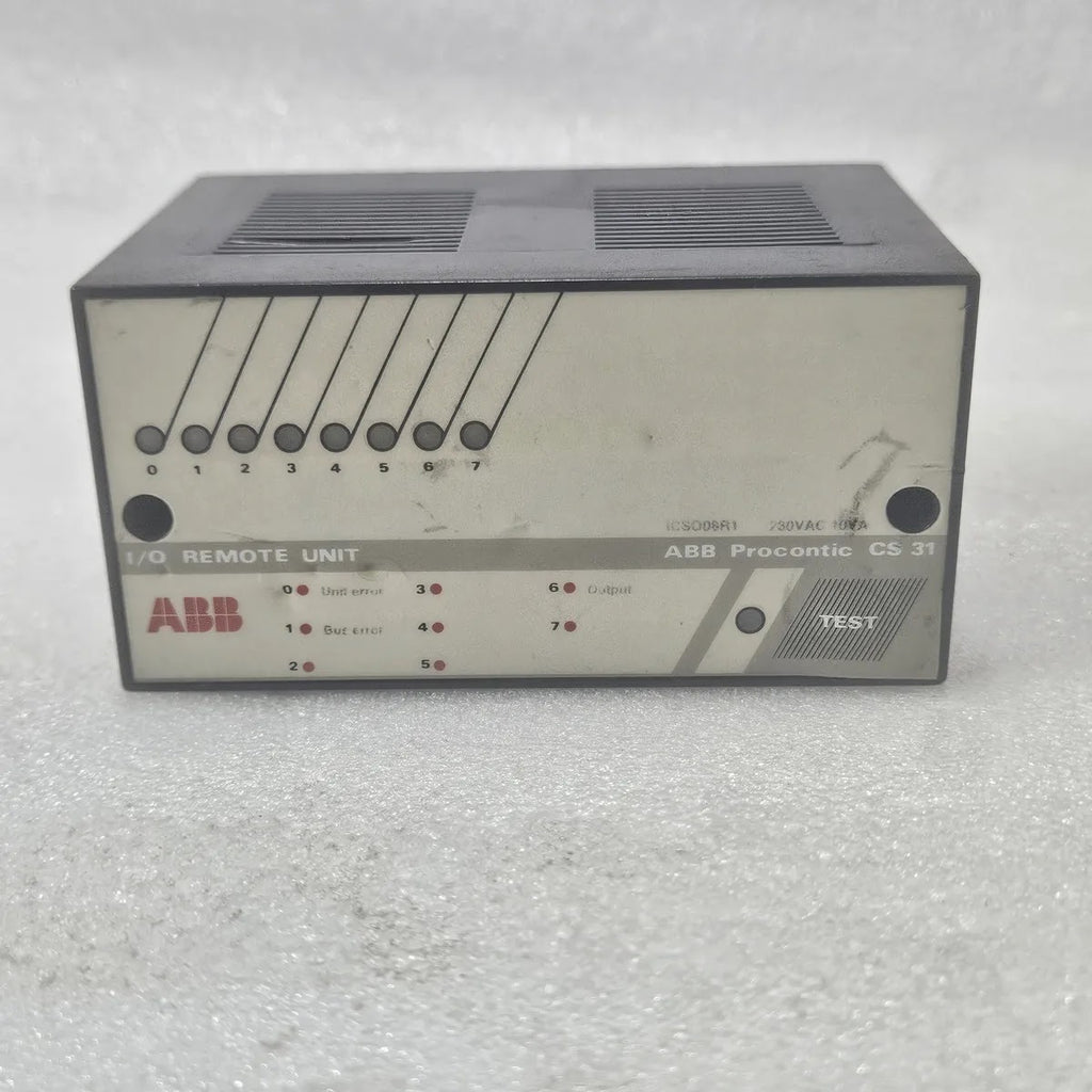 ABB ICSO08R1 Procontic CS 31 I/O Remote Unit 230VAC 10VA