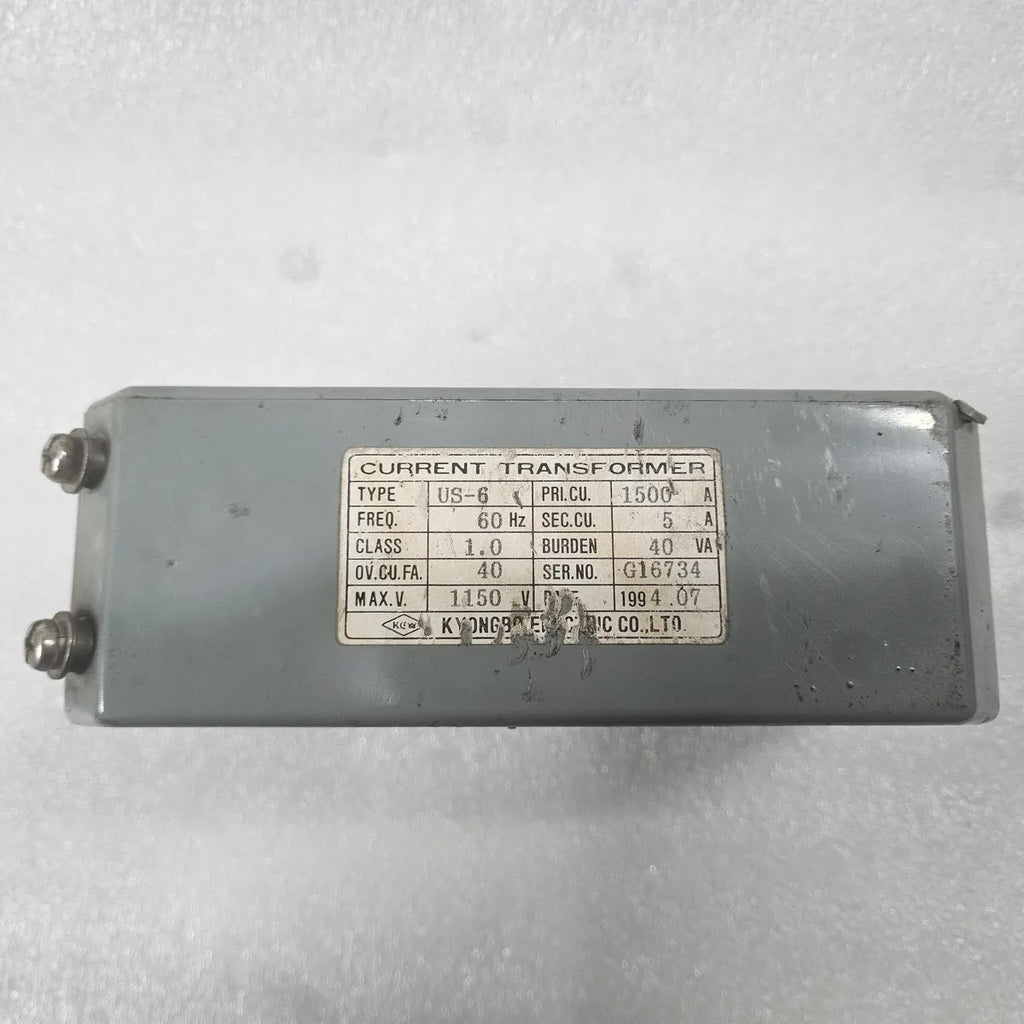 Kyongbo Electric US-6 Current Transformer 1500/5A 60Hz 1150V