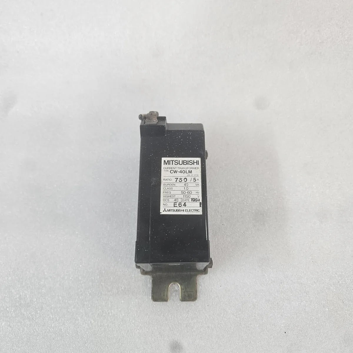 Mitsubishi CW-40LM Current Transformer 750/5A 1150V 40VA