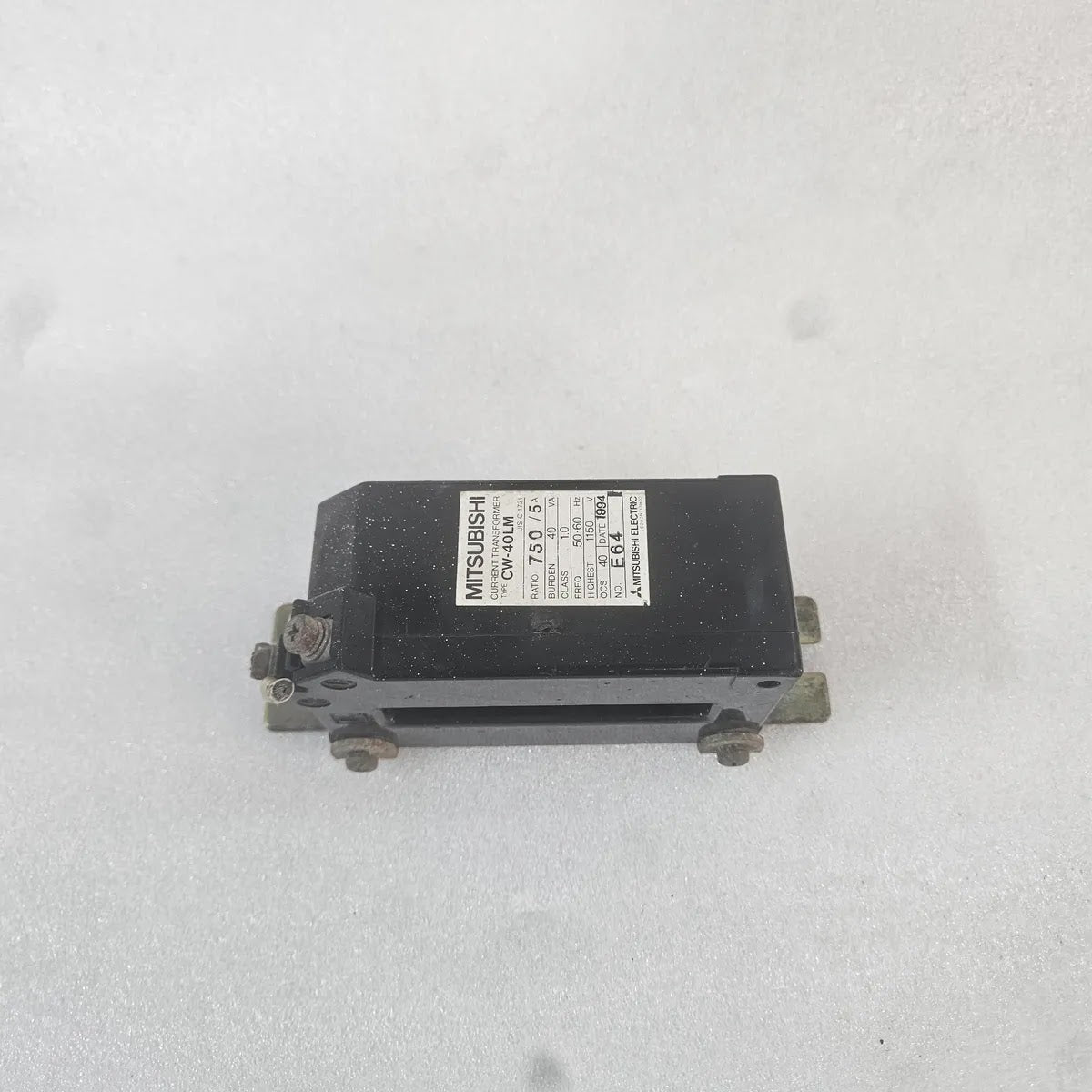 Mitsubishi CW-40LM Current Transformer 750/5A 1150V 40VA