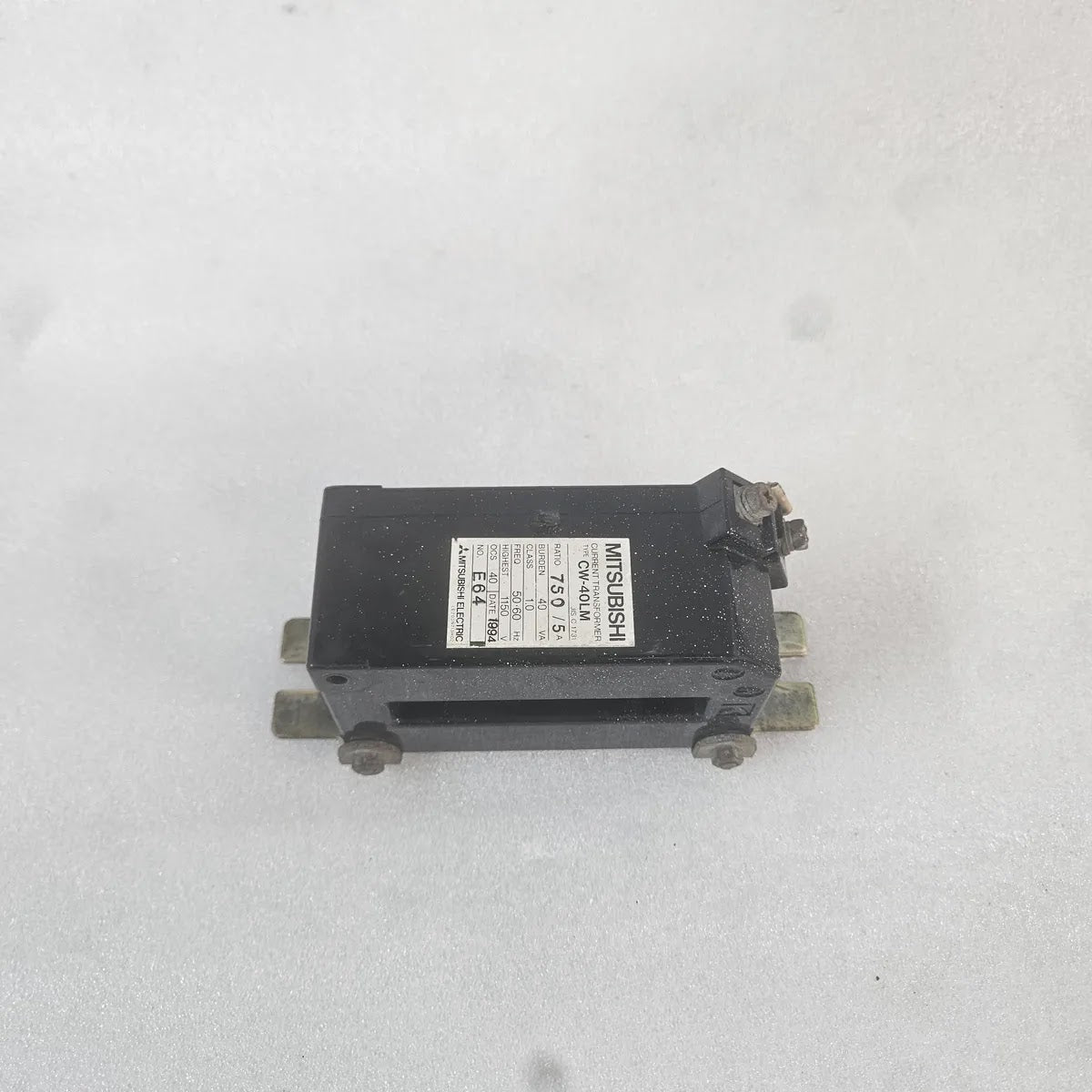 Mitsubishi CW-40LM Current Transformer 750/5A 1150V 40VA