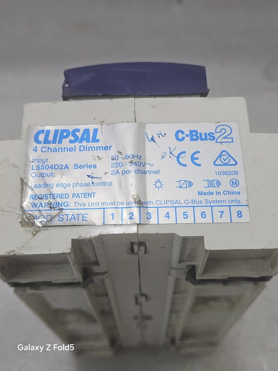 Clipsal L5504D2A C-Bus2 4 Channel Dimmer 220-240V 2A per Channel