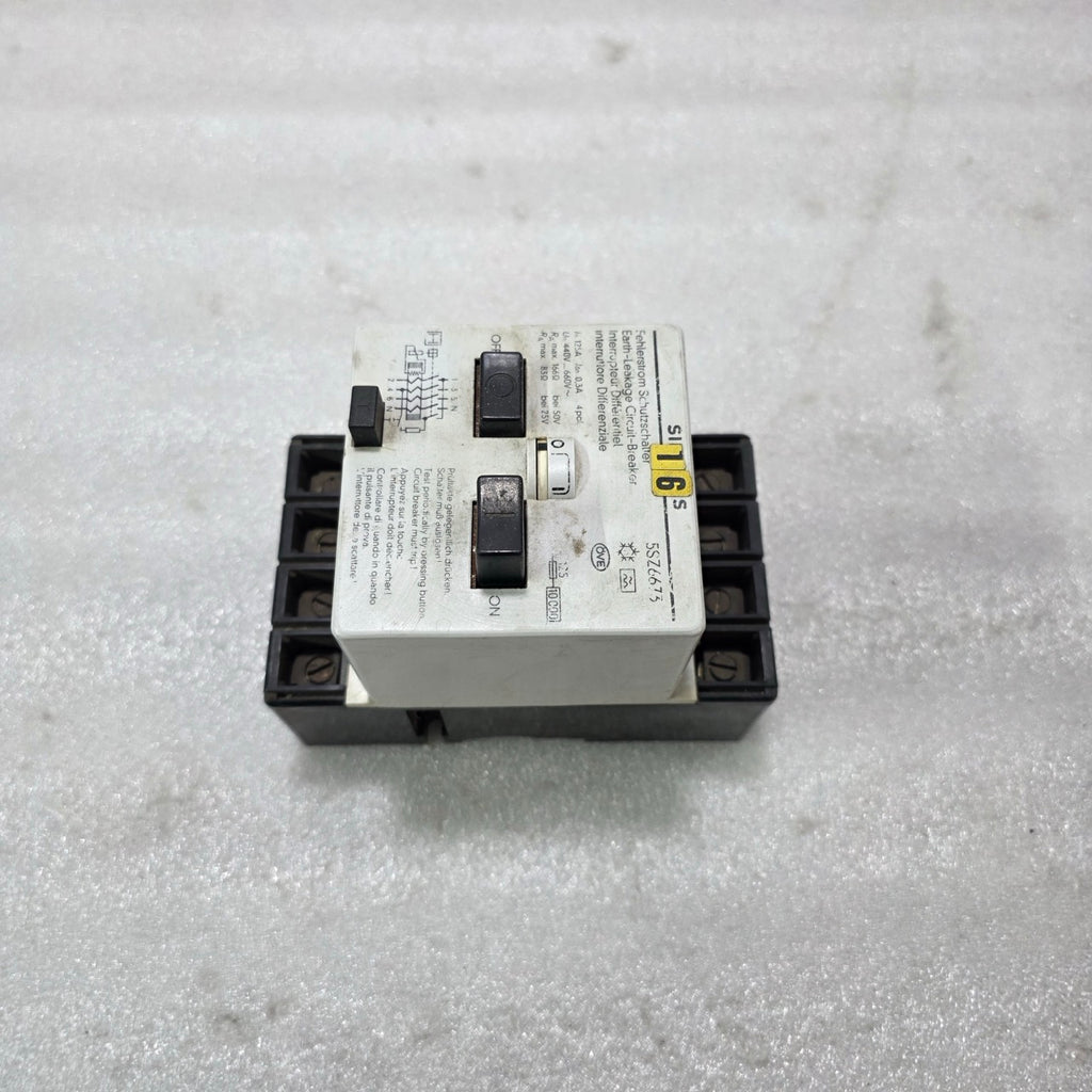 SIEMENS | EARTH LEAKAGE CIRCUIT BREAKER (ELCB / RCD) | 5SZ6673