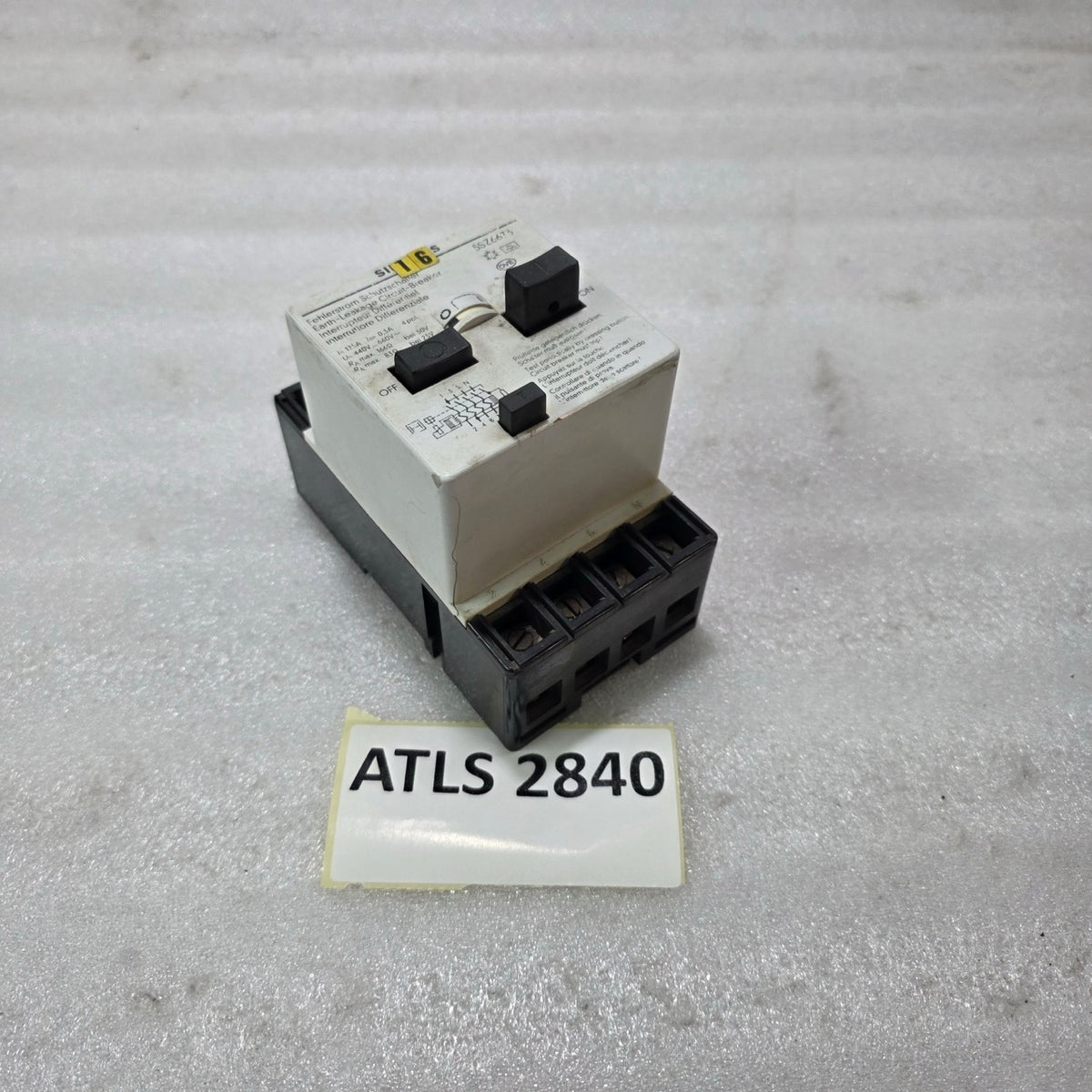 SIEMENS | EARTH LEAKAGE CIRCUIT BREAKER (ELCB / RCD) | 5SZ6673