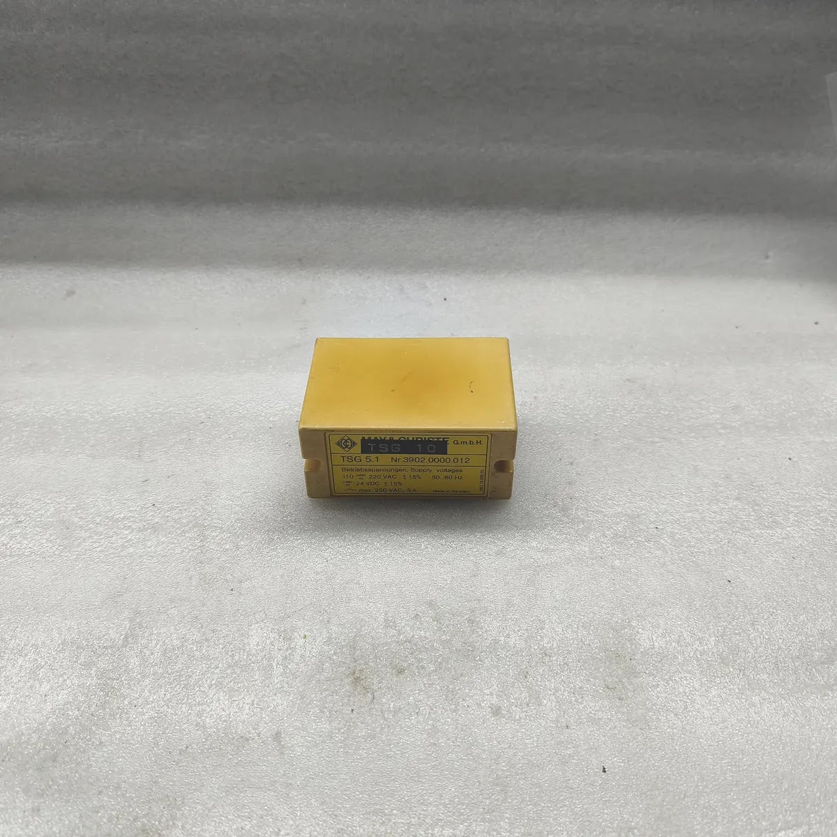 MAY & CHRISTE TSG 5.1 Relay Module 110-220VAC 24VDC REFURBISHED WITHOUT BASE