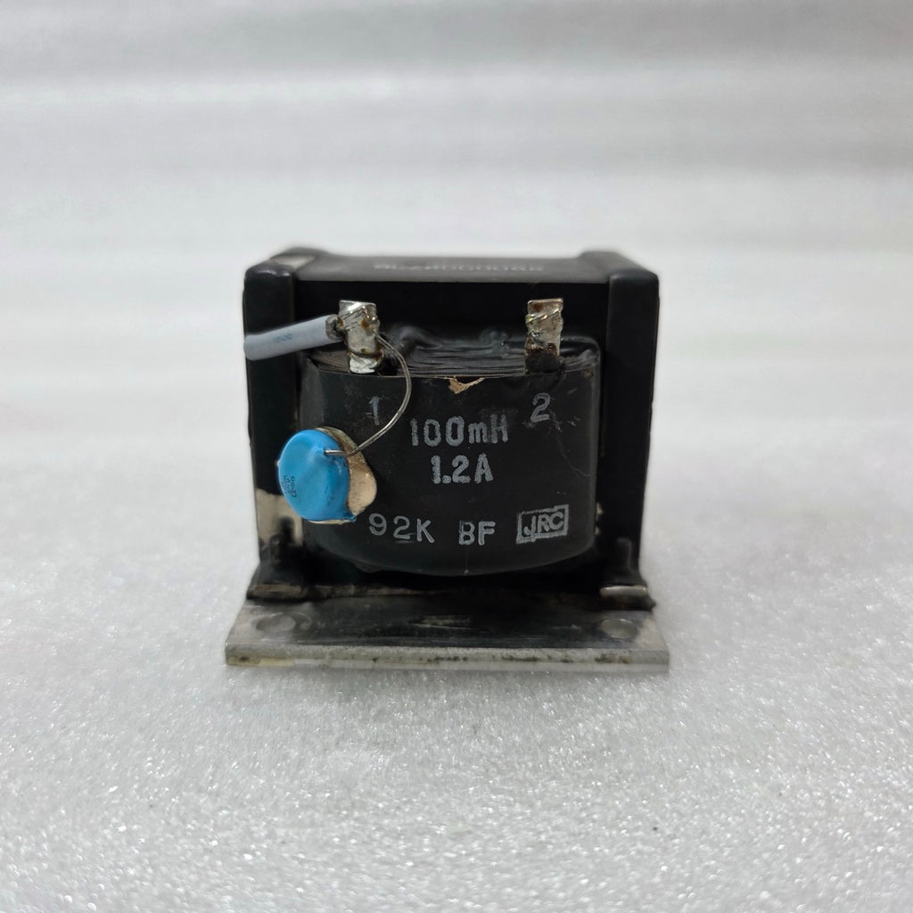 JRC 6LZRD00068 92K BF CHOKE COIL INDUCTOR 100MH 1.2A JAPAN RADIO CO MARINE