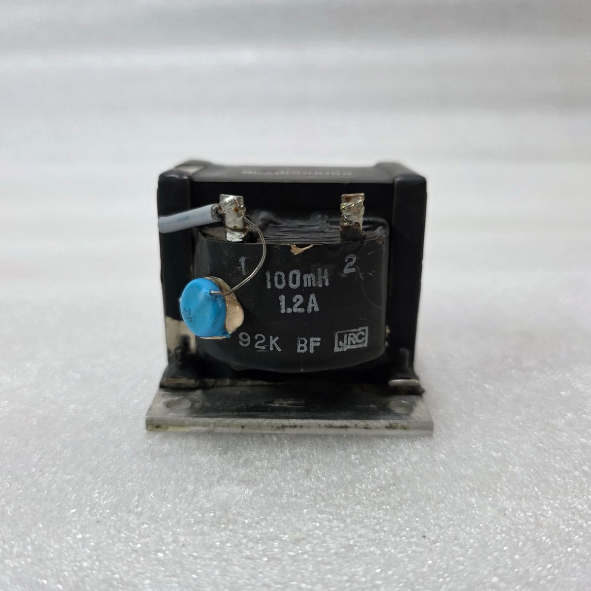 JRC 6LZRD00068 92K BF CHOKE COIL INDUCTOR 100MH 1.2A JAPAN RADIO CO MARINE