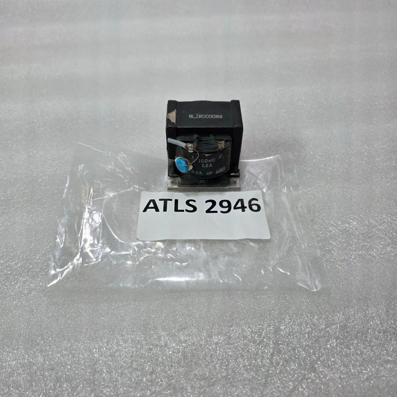 JRC 6LZRD00068 92K BF CHOKE COIL INDUCTOR 100MH 1.2A JAPAN RADIO CO MARINE