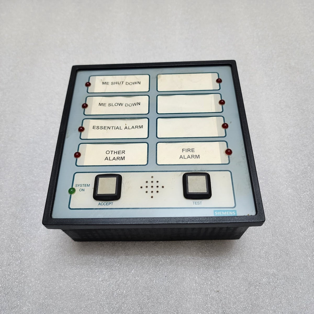 SIEMENS 93.0.311 SHIP ALARM PANEL CONTROL SYSTEM REV B
