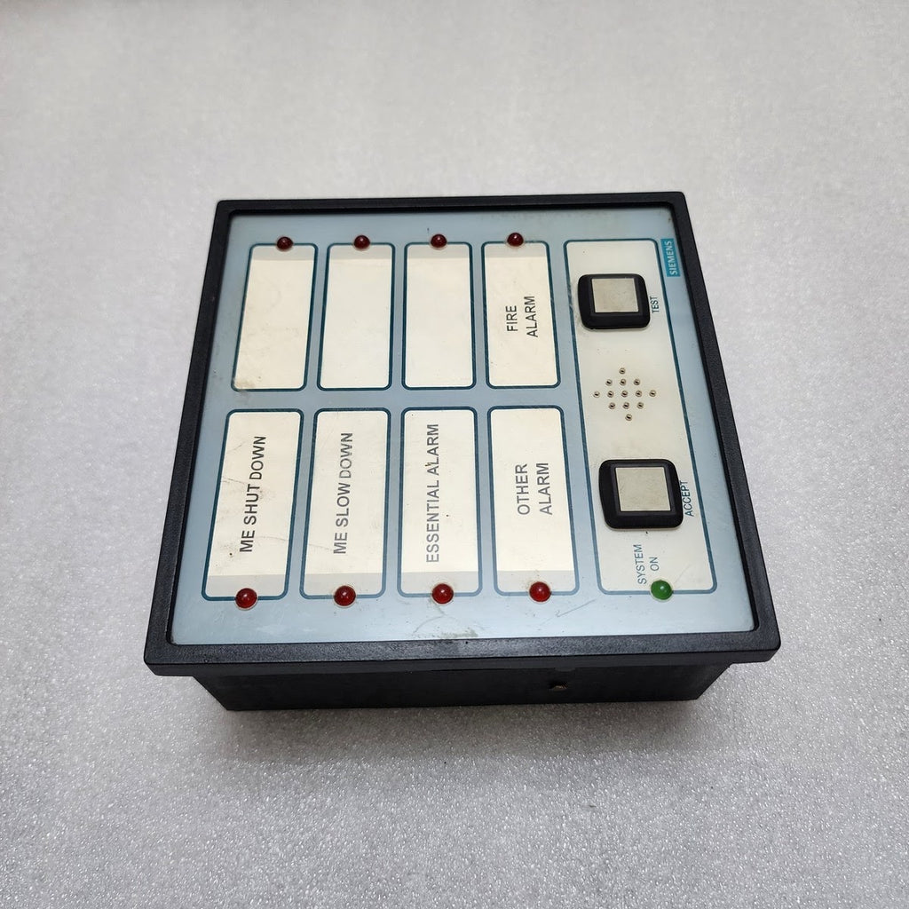 SIEMENS 93.0.311 SHIP ALARM PANEL CONTROL SYSTEM REV B