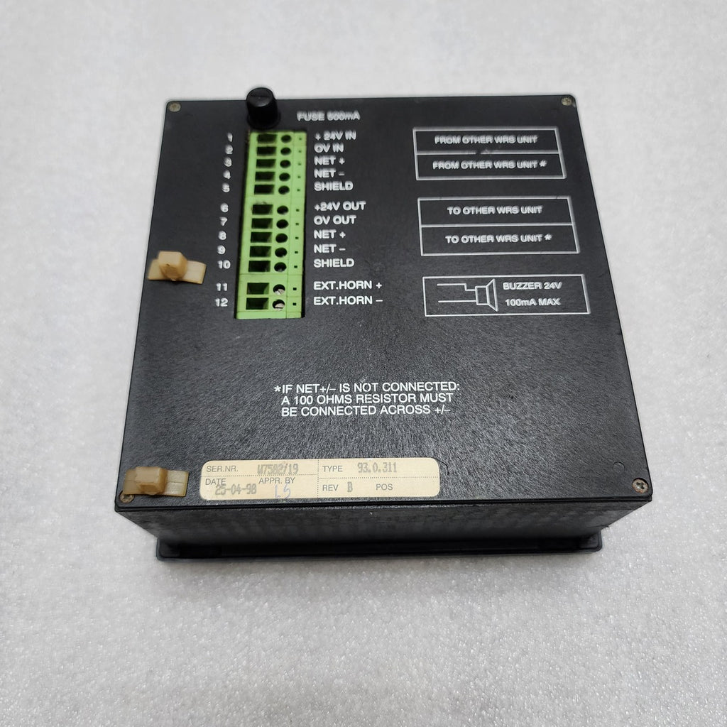 SIEMENS 93.0.311 SHIP ALARM PANEL CONTROL SYSTEM REV B
