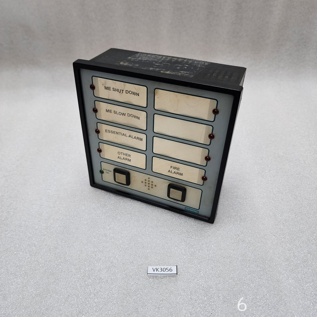 SIEMENS 93.0.311 SHIP ALARM PANEL CONTROL SYSTEM REV B