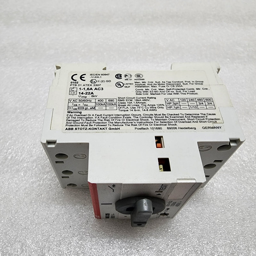 ABB MS325 690V 1SAM150000R1006 MANUAL MOTOR STARTER