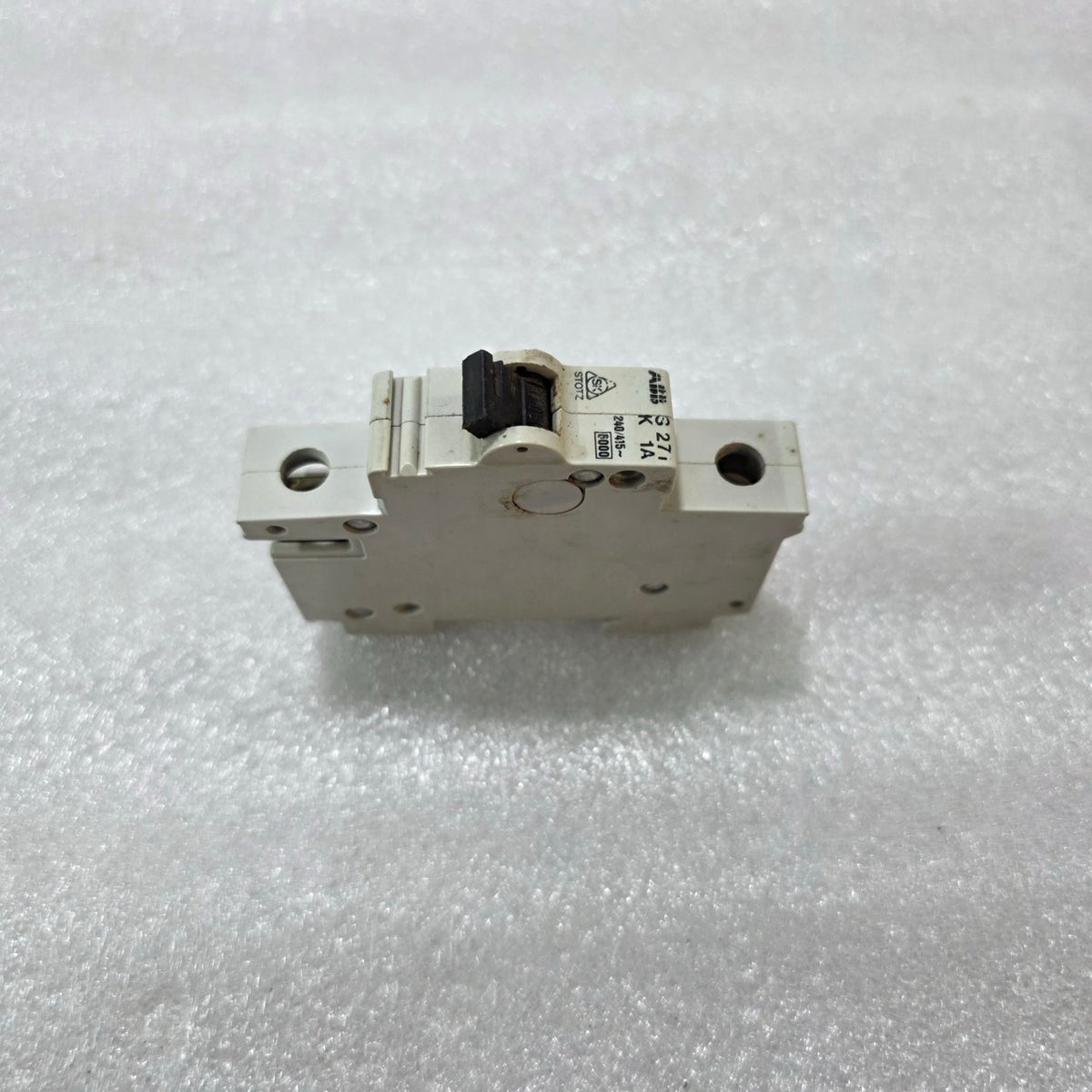 ABB S271 K1A 1P SINGLE POLE 1A MINIATURE CIRCUIT BREAKER MCB 240/415V 6KA