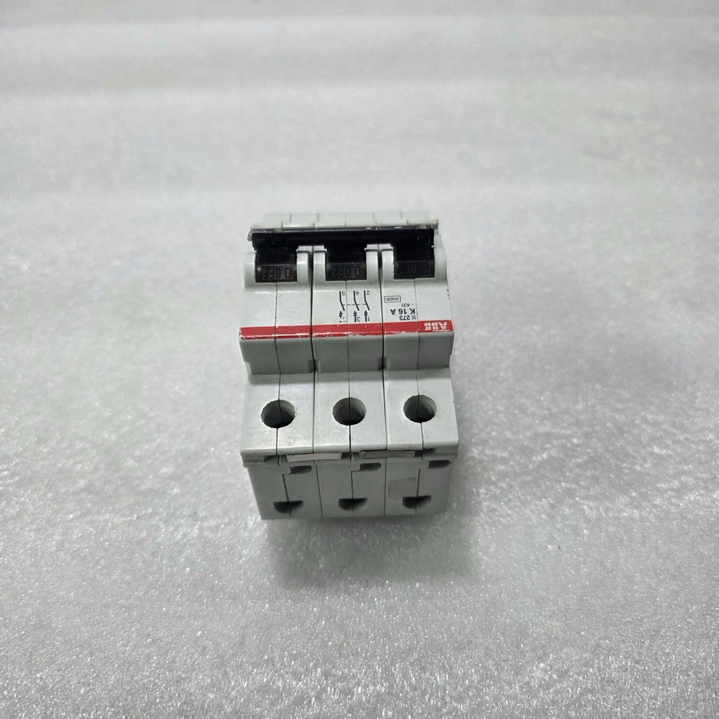 ABB S273 K16A 3 POLE MCB 16A 400V 6KA CIRCUIT BREAKER