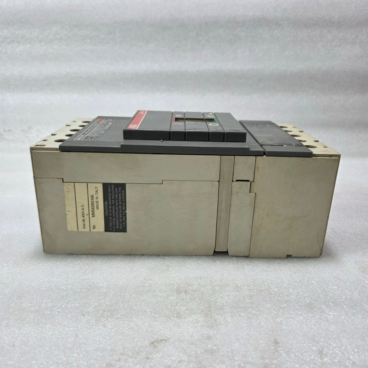 ABB SACE S5H MCCB 400A 690V 100kA IEC 947-2 3P SWITCH DAMAGED FOR PARTS
