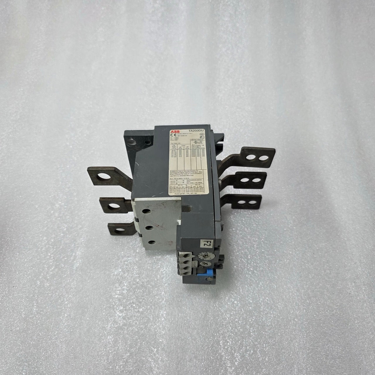 ABB TA200DU OVERLOAD RELAY - THERMAL PROTECTION RELAY 65-110A