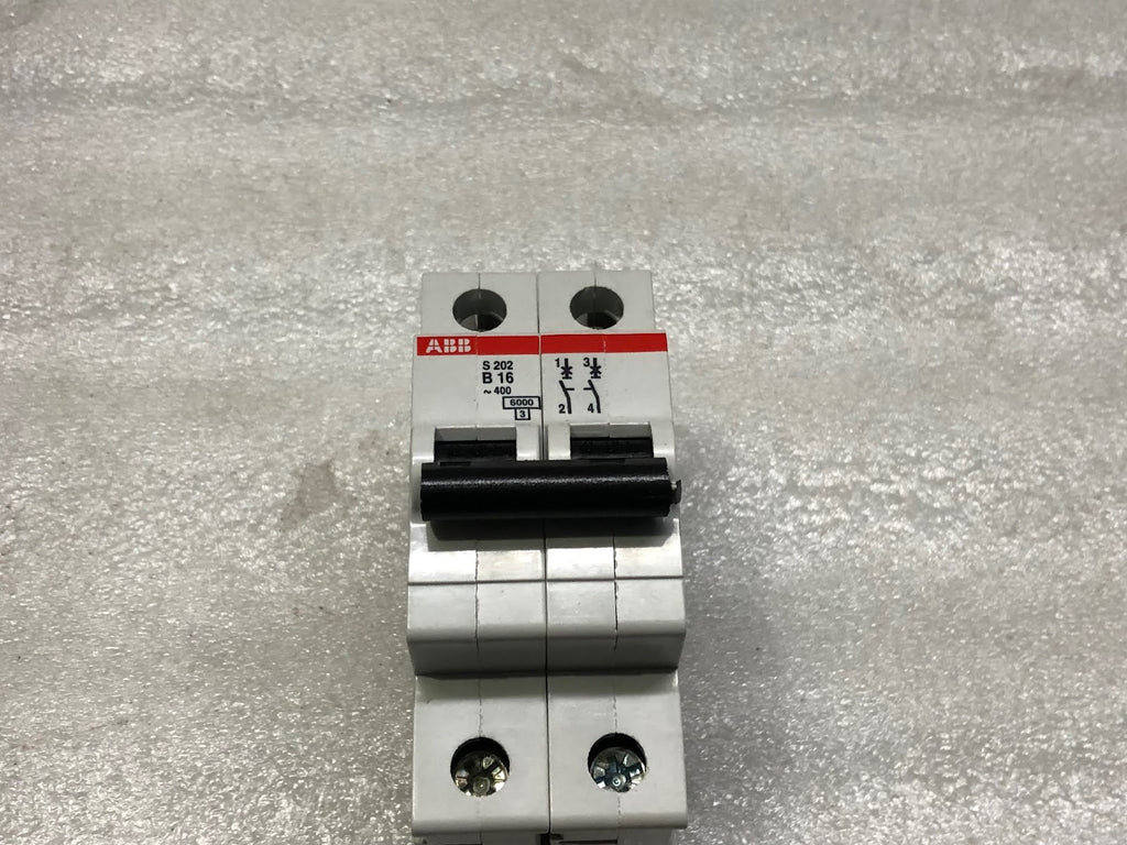 ABB A202 B16 400V GB10963 2-POLE CIRCUIT BREAKER 2CD-S252-001-R0165 27256280116