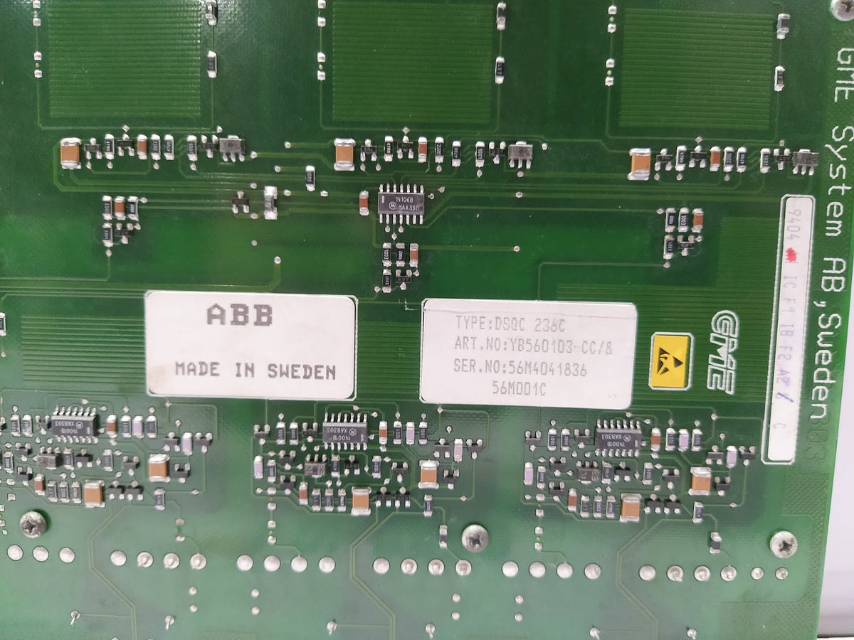 ABB DSQC 236C DRIVE CONTROL BOARD YB560103-CC/8