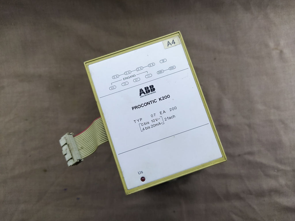 ABB PROCONTIC K200 TYPE 07EA200 GJV3 0724 18 R1 MODULE 07 EA 200