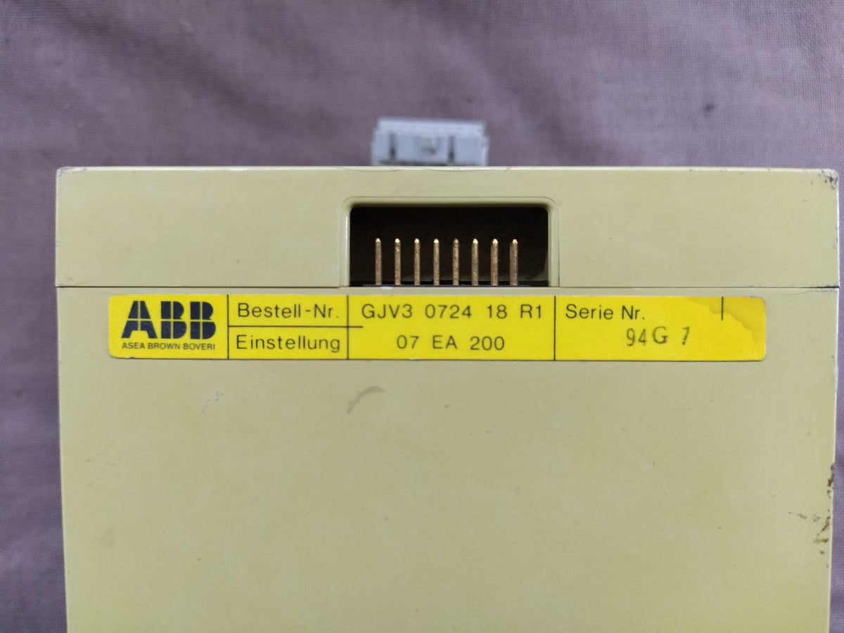 ABB PROCONTIC K200 TYPE 07EA200 GJV3 0724 18 R1 MODULE 07 EA 200