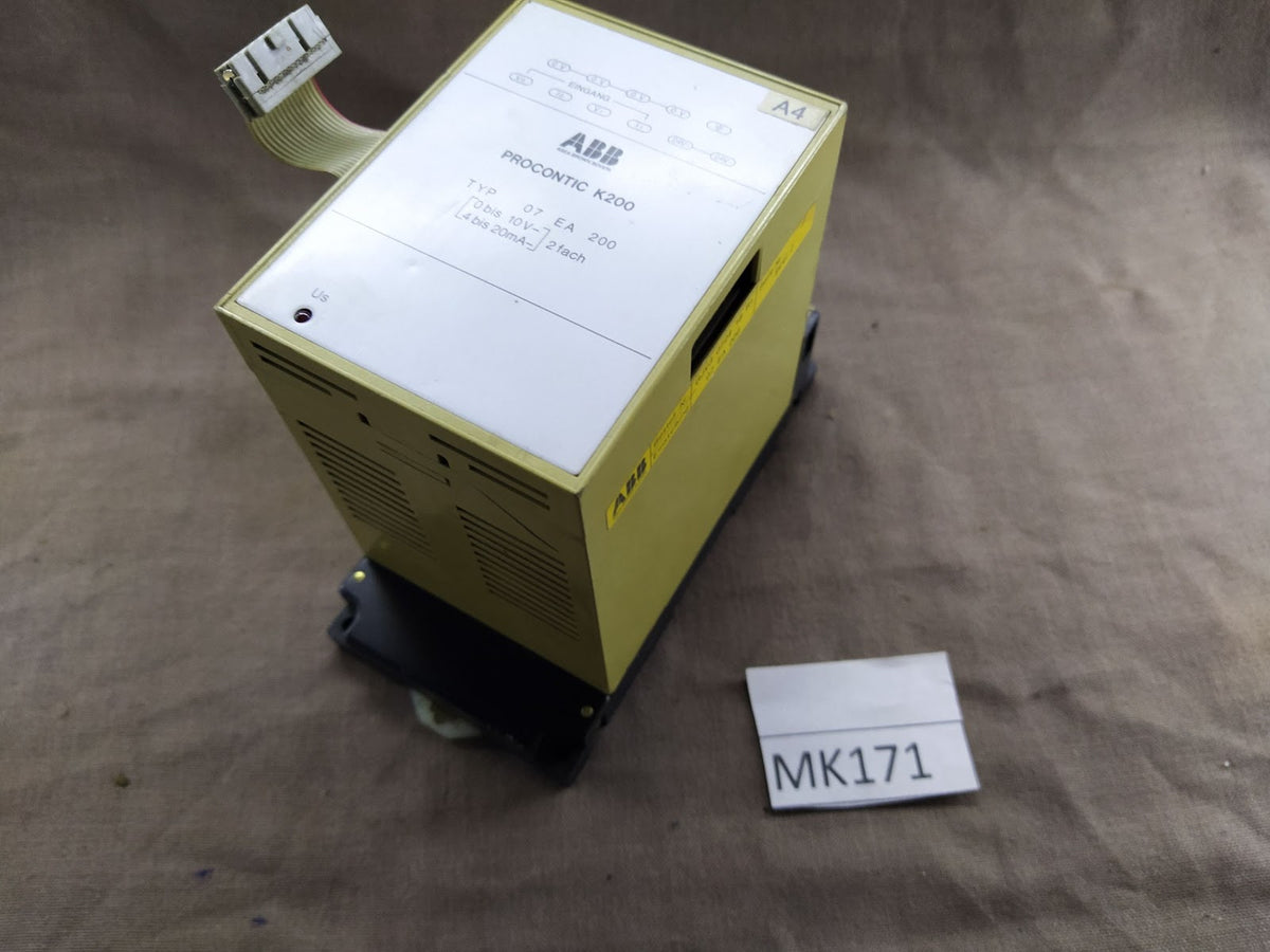 ABB PROCONTIC K200 TYPE 07EA200 GJV3 0724 18 R1 MODULE 07 EA 200