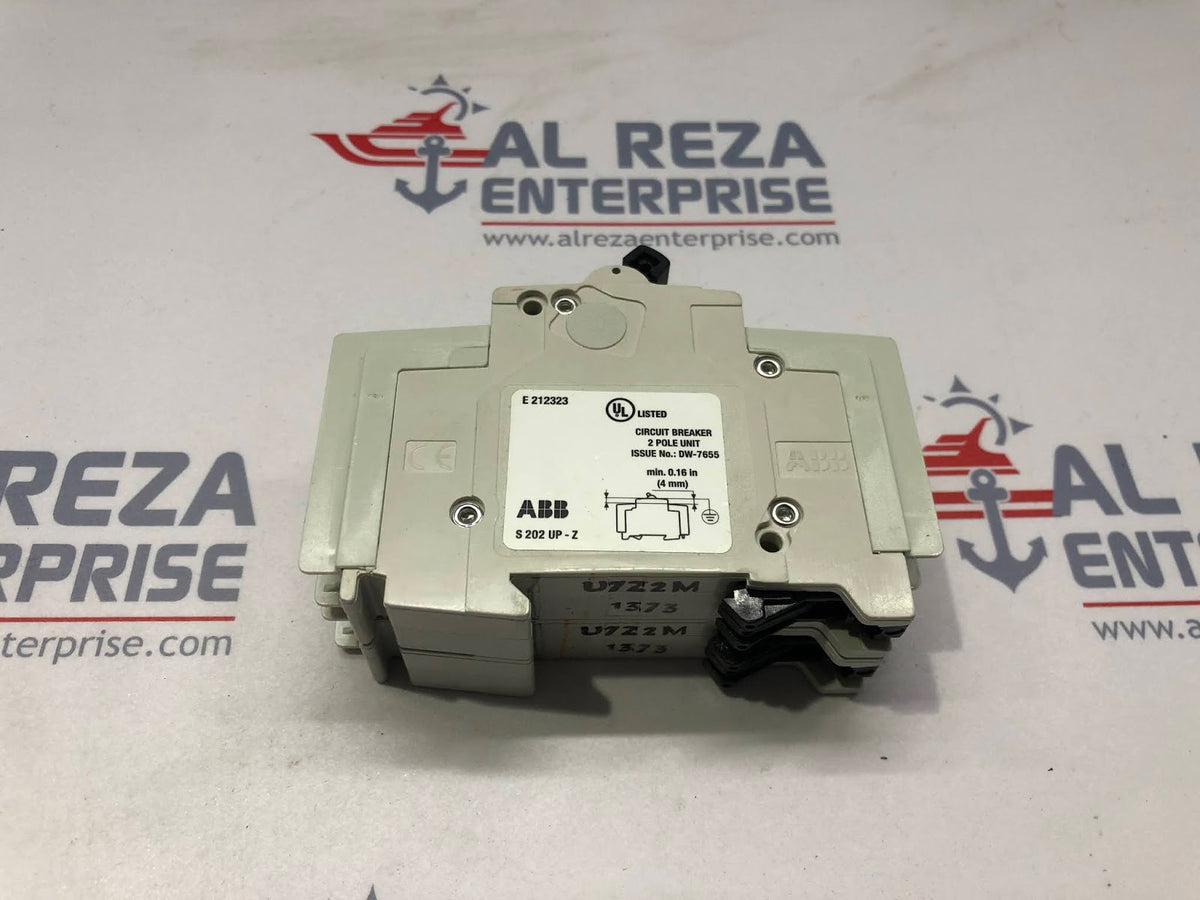 ABB S 202 UP-Z 2-POLE CIRCUIT BREAKER 10505066001