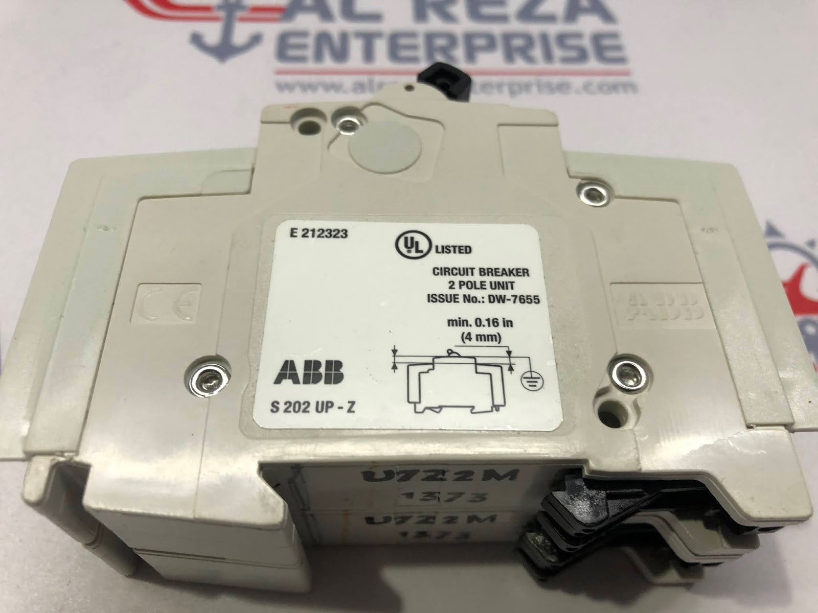 ABB S 202 UP-Z 2-POLE CIRCUIT BREAKER 10505066001