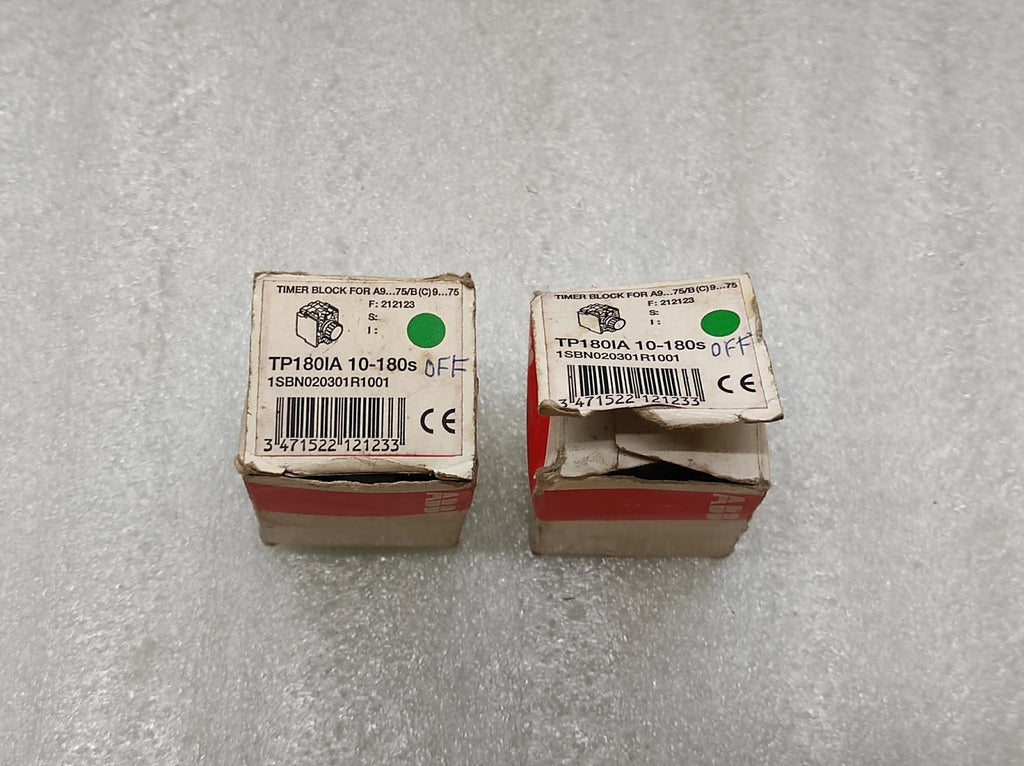 ABB TP180IA CONTACTOR DELAY TIMER 1SBN020301R1001 10-180S