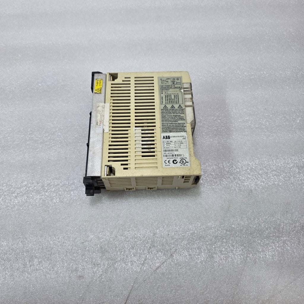 ABB ACS55-01N-02A2 VFD 0.37kW 1/2HP 240V DRIVE IP20