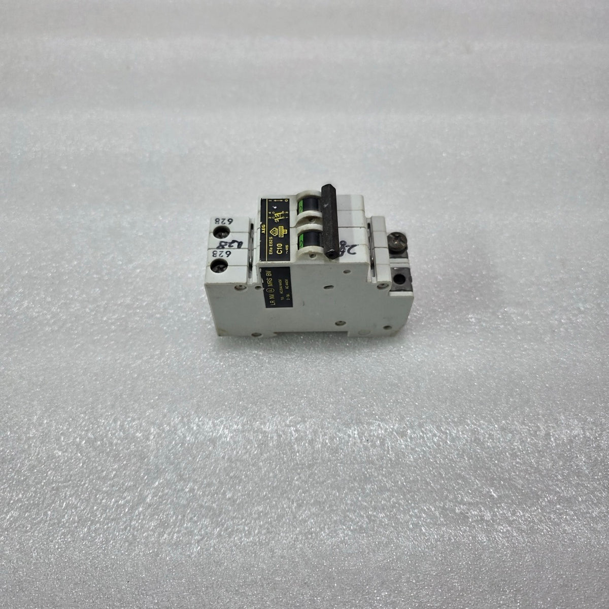 AEG ELFA E82S C10 DOUBLE POLE MCB CIRCUIT BREAKER 10A 415V 10KA