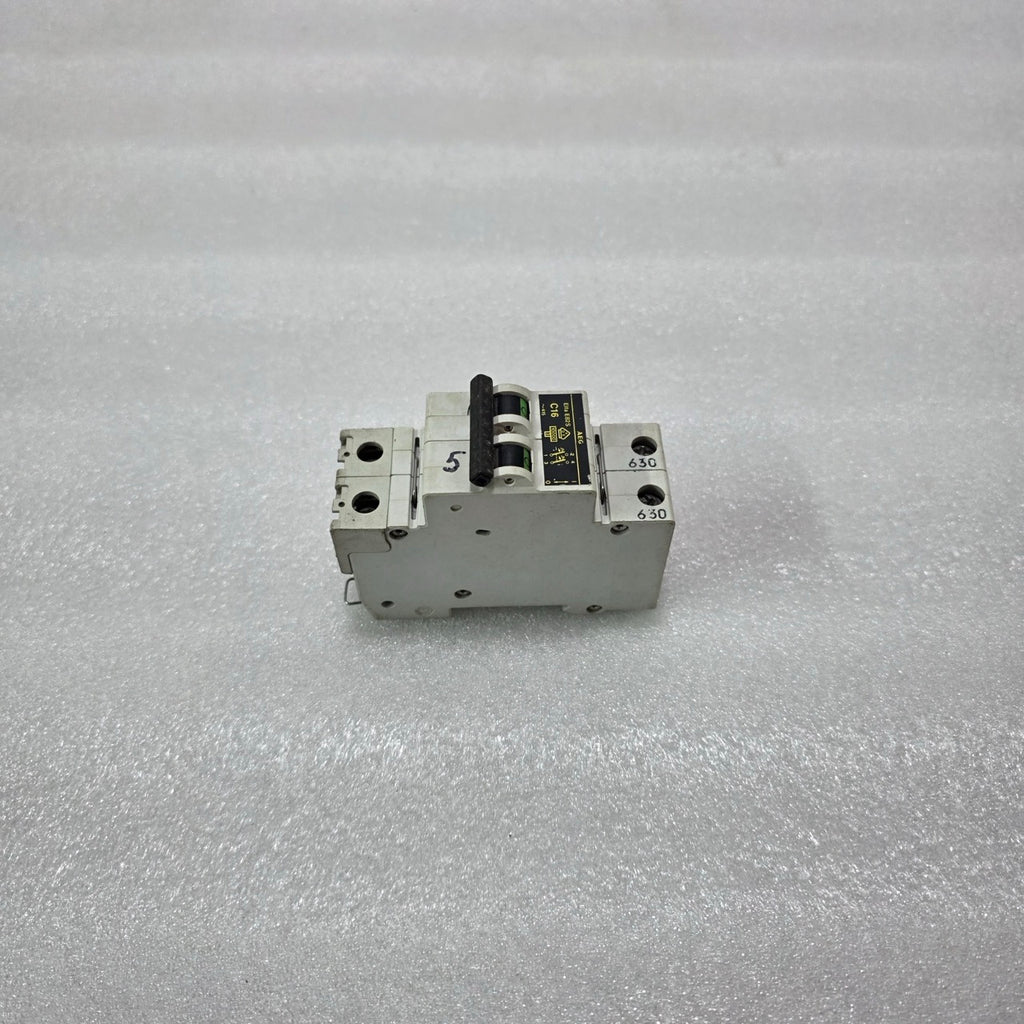 AEG ELFA E82S C16 16A 415V 2 POLE MINIATURE CIRCUIT BREAKER MCB