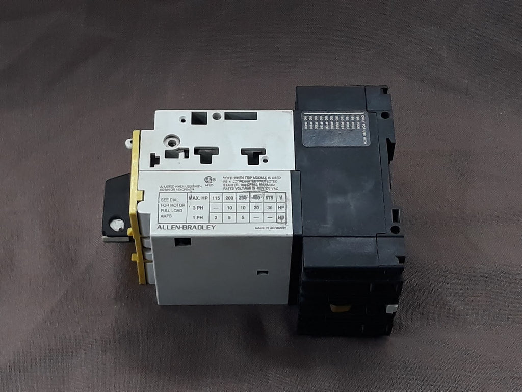 ALLEN BRADLEY CAT 190-CPS40 AND CAT 190-P320 CONTACTOR PROTECTOR STARTER
