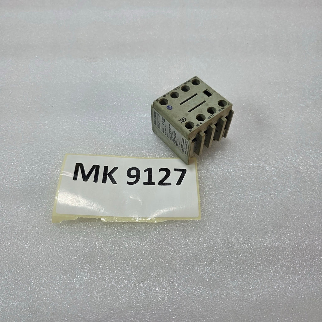 ALLEN-BRADLEY 100-F AUXILIARY CONTACT BLOCK A22 – 10A 690V INDUSTRIAL CONTROL RE