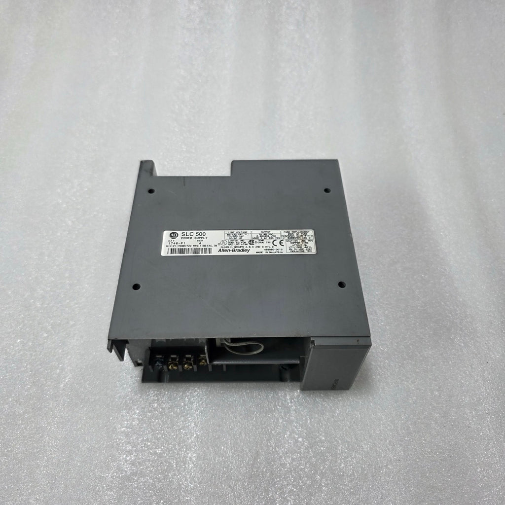 A BRADLEY SLC 500 POWER SUPPLY 1746-P1 SERIES A - PLC RACK POWER MODULE